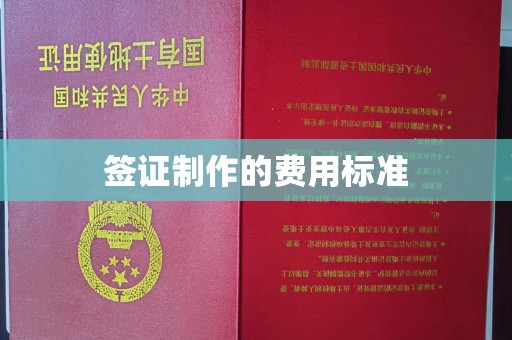 浑源签证制作的费用标准
